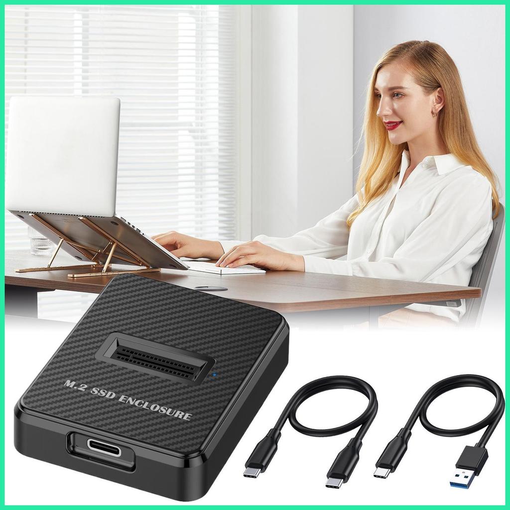 ฮาร์ดไดรฟ์ Dock SSD Dock Reader USB3.2 สถานีเชื่อมต่อภายนอก 10Gbps Data Transfer SSD Reader สําหรับค