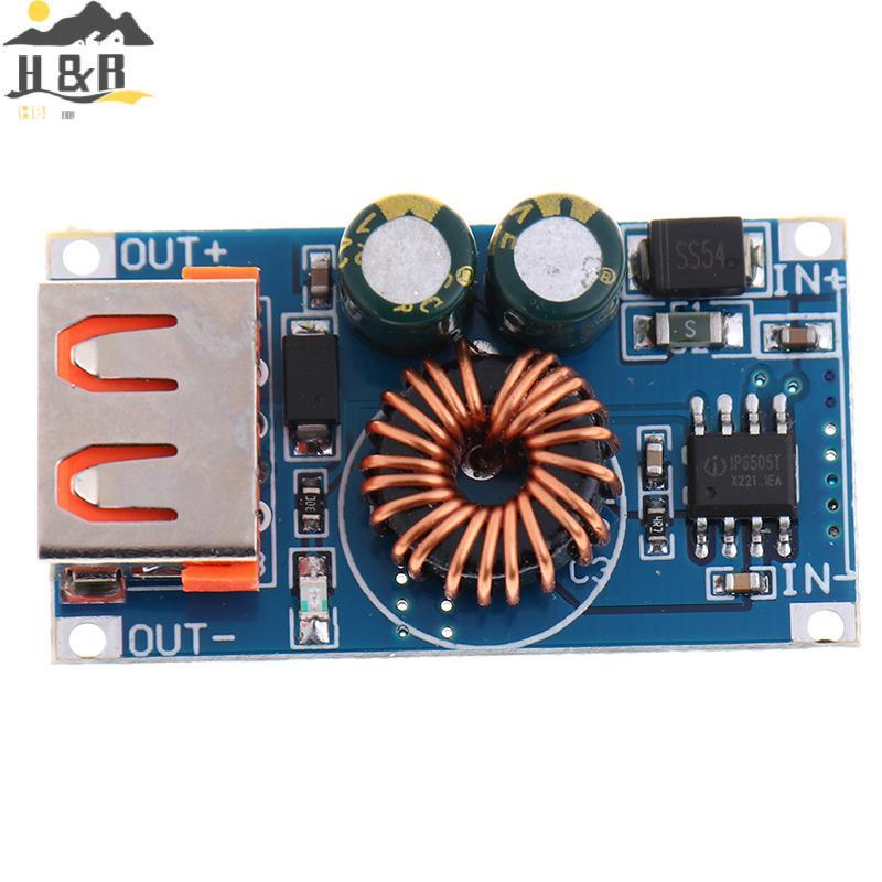 H&B Nov USB DC Step Down Module 12V 24V To QC3.0 โทรศัพท์ Fast Charge สําหรับ Huawei {th}