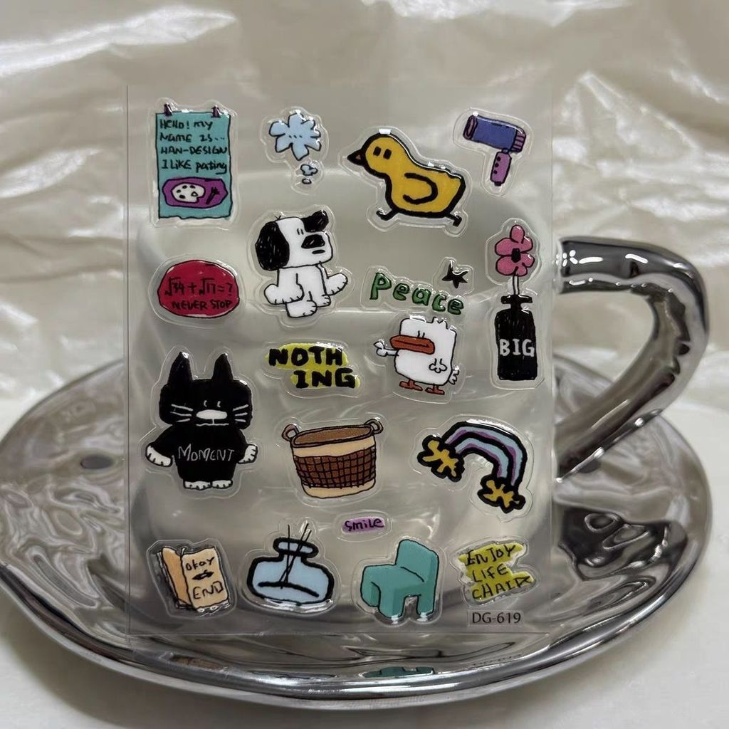 Little Red Book ขายดี iPhone17promax iPhone Sticker Ready Stock Simple Dopamine Small Elements Cute - รูปที่ 3