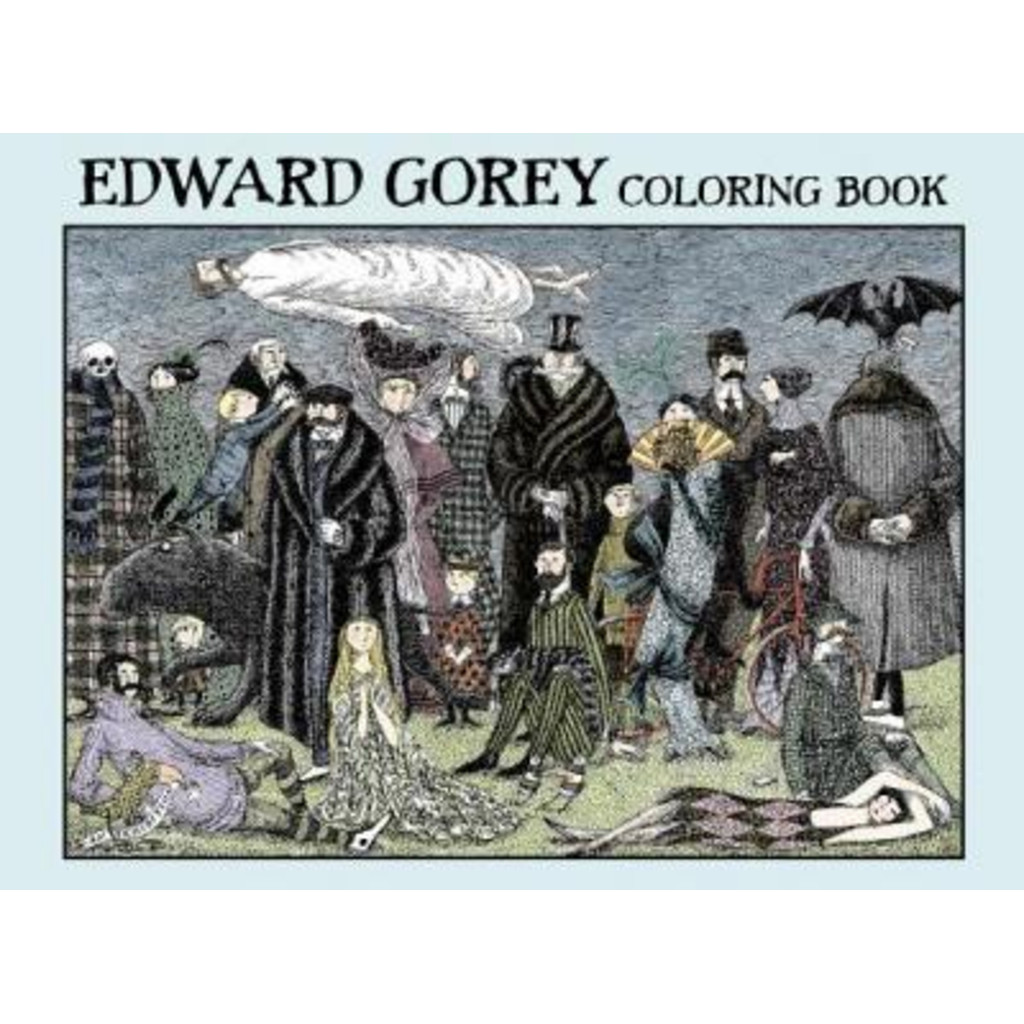Edward Gorey Coloring Book โดย Edward Gorey (ฉบับสหรัฐอเมริกาปกอ่อน)