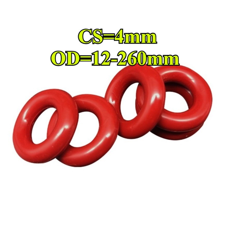 โอริง ORing O-ring ยางโอริง VMQ เลือกขนาดได้  CS4 มม.* OD12-260 มม.【YMH-CB-1】 - รูปที่ 2