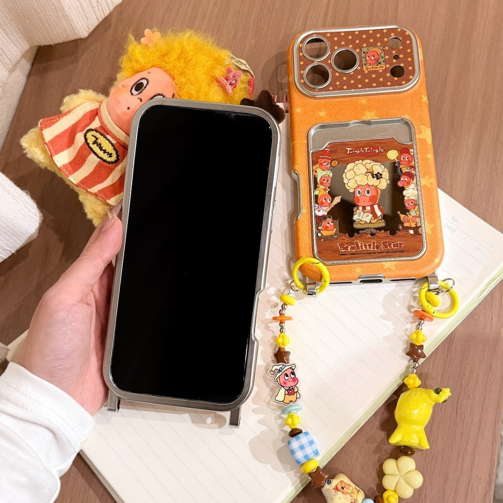 2J7B น่ารักสไตล์ 16 เครื่องประดับ Star Shock-proof plus12pro 13 เคสโทรศัพท์ air Apple มาพร้อมการ์ตูน