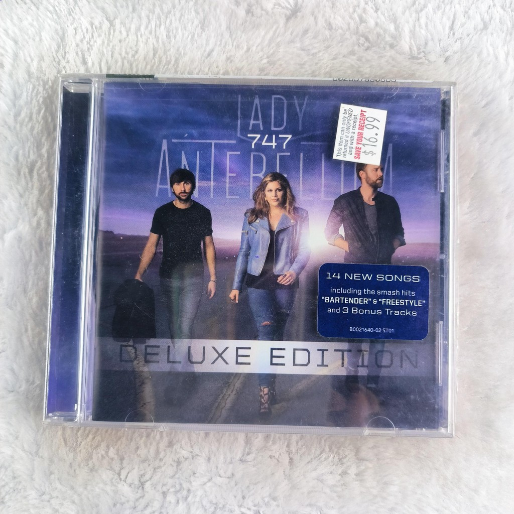 Z863 อัลบั้มซีดี Lady Antebellum 747 Deluxe Edition C0103