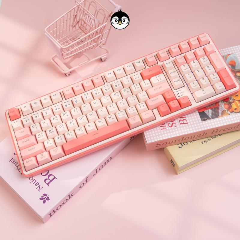 DEKAY R98 Wireless Tri-Mode Rubber Dome keyboard Bluetooth wireless DKR98 DK R98Wireless