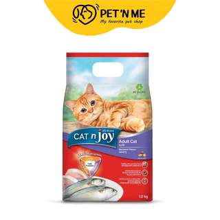 [จัดส่งจากคลัง] CAT N JOY Triple Protection แค็ท เอ็นจอย อาหารเม็ดรสปลาทู สำหรับแมวโตทุกสายพันธุ์ 1.2 kg [8856801002253]