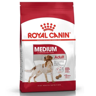 [จัดส่งจากคลัง] ROYAL CANIN Medium Adult โรยัล คานิน อาหารเม็ดสุนัขโต พันธุ์กลาง 4 kg [3182550708197]