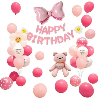 🎉ลูกโป่งวันเกิด🎈ตกแต่งปาร์ตี้ครอบครัว ลูกโป่งตกแต่งฉาก ของขวัญวันเกิดวันหยุดเด็ก