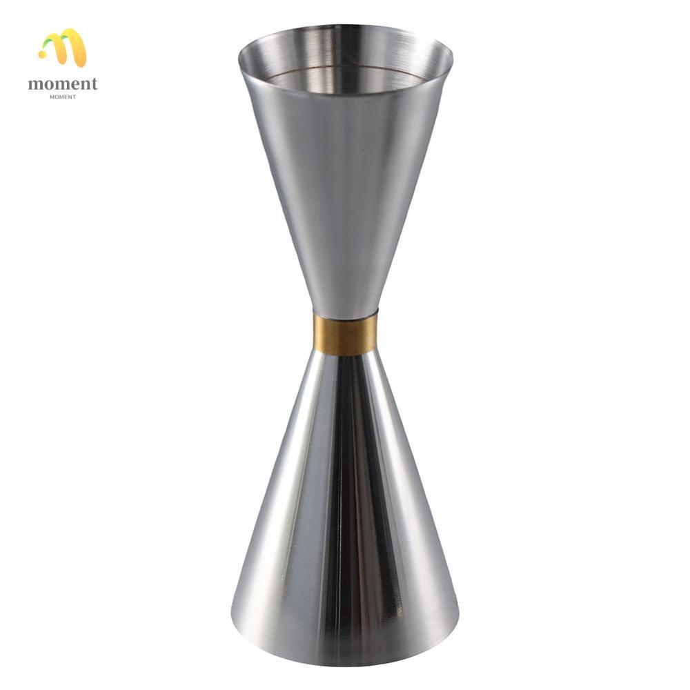 MOMENT Double Cocktail Jigger, การวัดภายใน OZ/ML Bar วัด Jigger, Hot Shot แถบสแตนเลส Jigger Bartendi