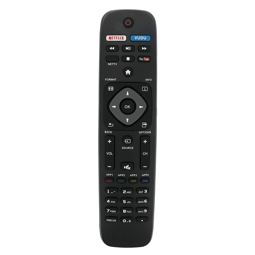 New Universal Remote Control for Philips TV Remote Replacement for LCD LED 4K UHD Smart TV NH500UP N