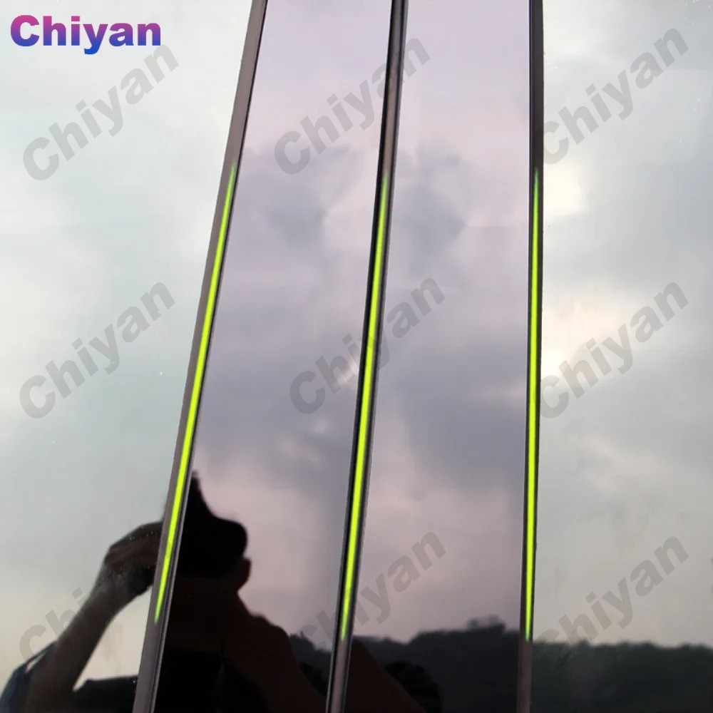 6 ชิ้นเคลือบเงาสีดํารถประตูกลาง BC เสาโพสต์ Trim สําหรับ Honda BRV BR-V DG3 2022-2026 คาร์บอนไฟเบอร์สไตล์กระจกผลหน้าต่างคอลัมน์ศูนย์ PC วัสดุสติกเกอร์ - รูปที่ 2