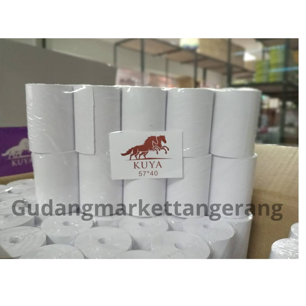 กระดาษความร้อน / กระดาษใบเสร็จ 57 x 40 เนื้อหา 10 ม้วน