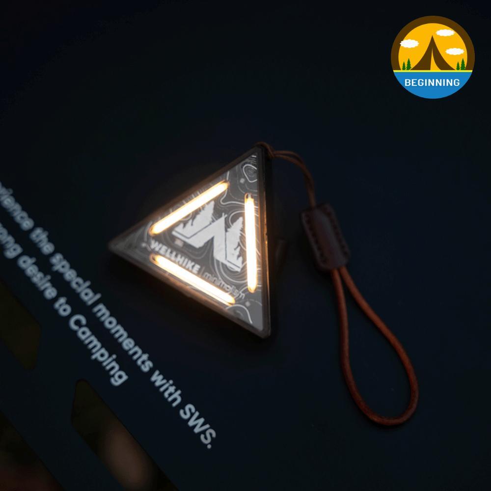 LED ไฟทิศทางขนาดเล็กกลางแจ้ง พร้อมโหมดแสง 4 แบบ ปรับความสว่างได้ ชาร์จอเนกประสงค์ด้วย Type-C เหมาะสำหรับการตกปลาและการเดินป่า