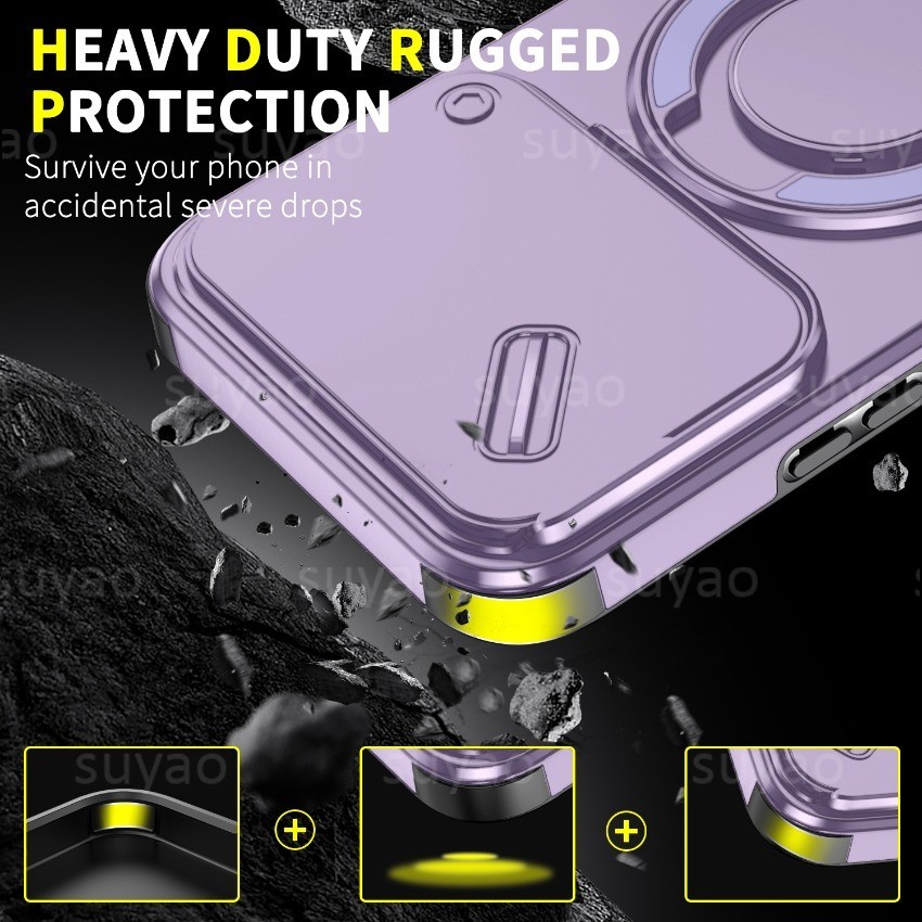 สําหรับ Xiaomi 15TPro 15T Pro 2025 เคสโทรศัพท์เกราะแหวนผู้ถือแม่เหล็กเลนส์ป้องกันกรณี Xiaomi15TPro Mi Mi15TPro XM กันกระแทกปกหลัง - รูปที่ 5