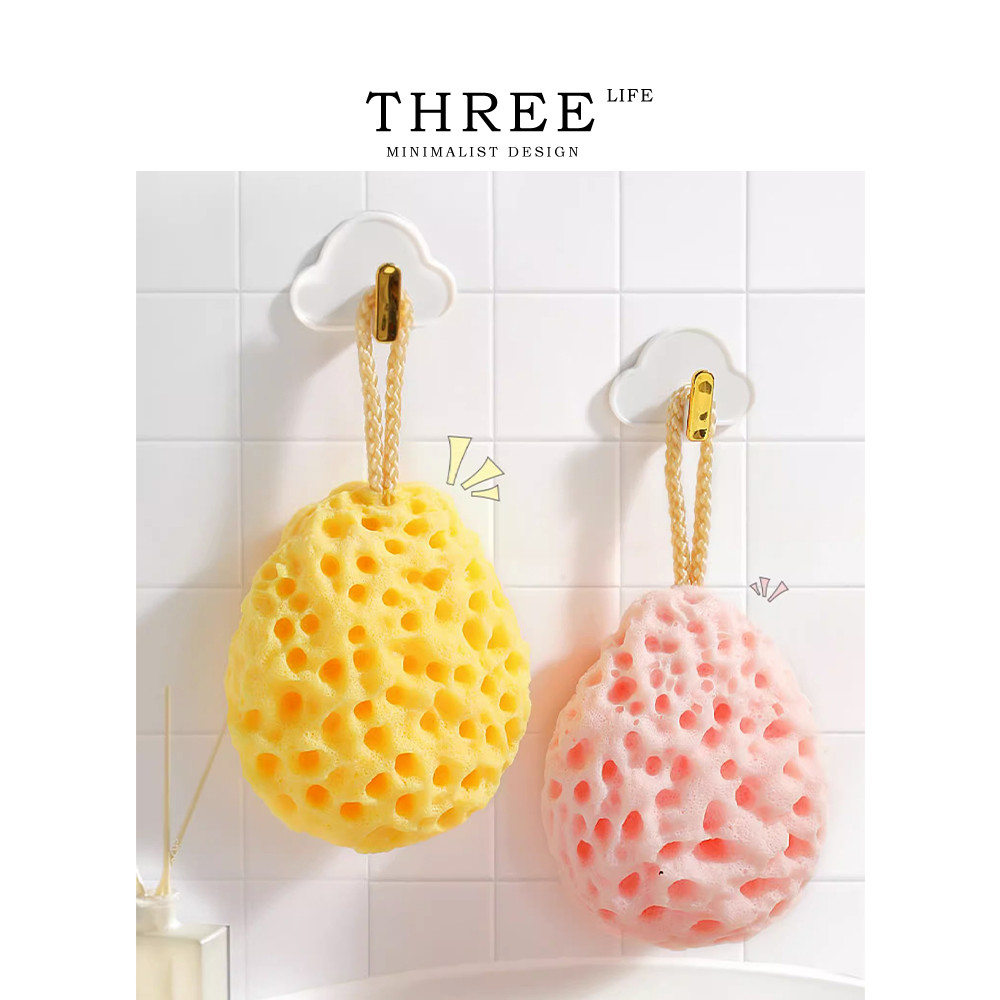 Tlife · Honey · Bath Ball Cheese Super Soft Bath Flower Ball Bath Foaming Sponge High-End | ฮันนี่คอ
