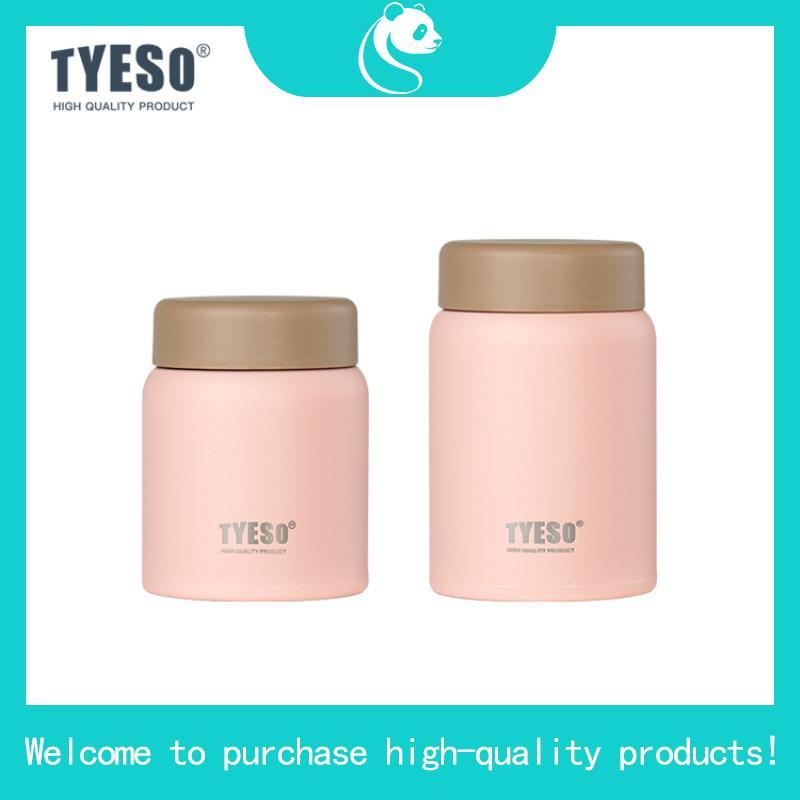 TYESO MINI 2ขนาด 220mlกับ280ml แก้วกระติกแบบพกพาขนาดเล็ก กระบอกน้ำขนาดเล็ก เก็บความร้อน เก็บความเย็น
