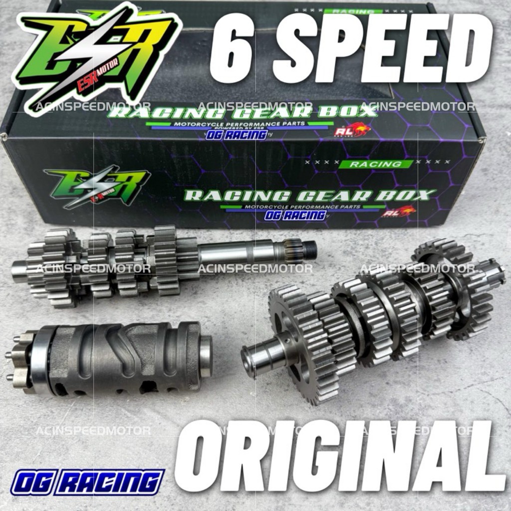 ESR MOTOR GEAR BOX 5 ความเร็ว 6 ความเร็ว Y15ZR LC135 4S Y16 LC135 5S/ ESR GEAR BOX 6 ความเร็ว y15/ E