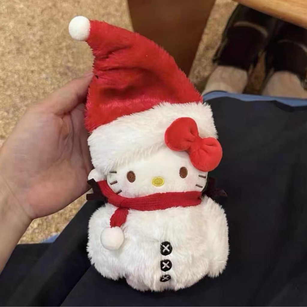 Sanrio Hello Kitty จี้ห้อยกระเป๋าในธีมซานตาคลอส พร้อมตุ๊กตาคิตตี้แมว เป็นของขวัญเทศกาลวันหยุดที่น่ารัก - รูปที่ 2