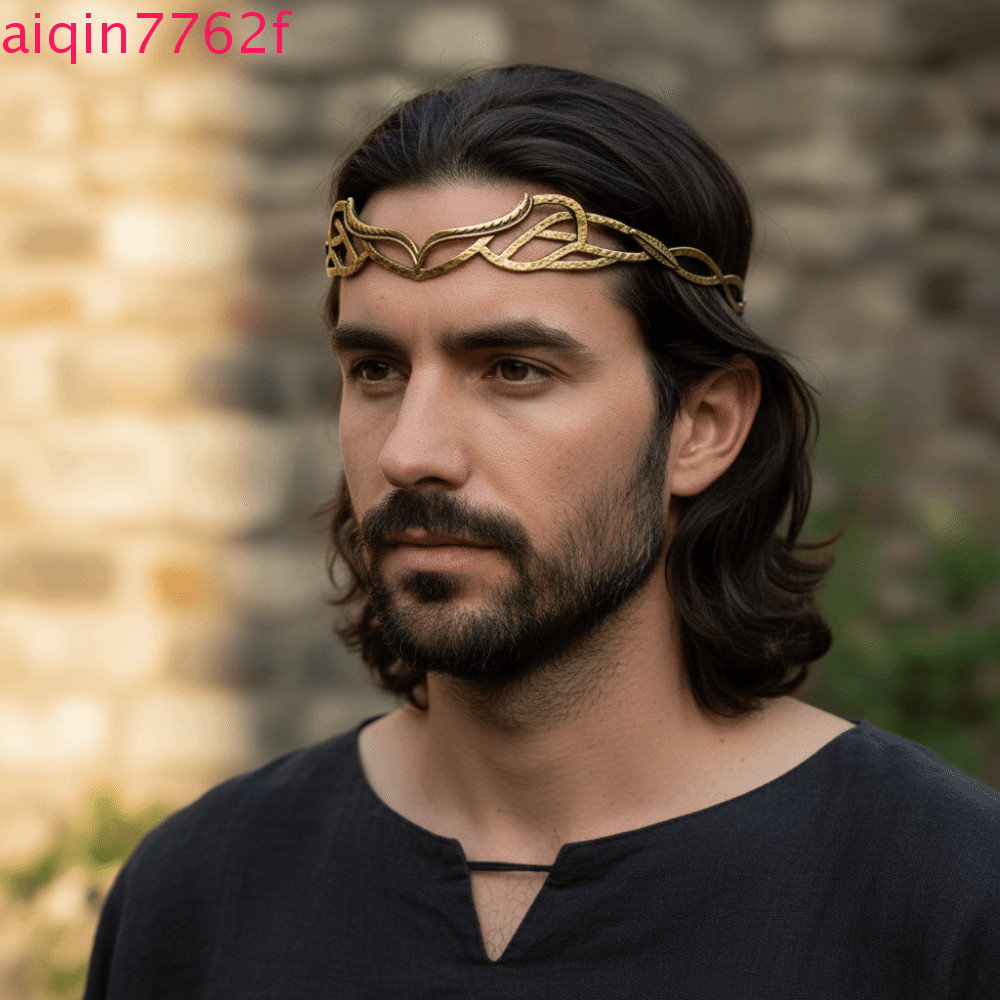 ที่คาดผมเอลฟ์สไตล์เวทย์มนต์ Hobbit Elrond, ทำมือจากโลหะผสม, เหมาะสำหรับคอสม์บอยและภาพยนตร์