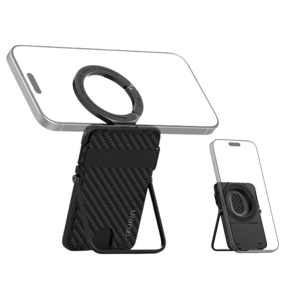 Ulanzi ML25 MagLock Cardholder กระเป๋าใส่บัตร ช่องใส่บัตร ติดหลังมือถือ แม่เหล็ก พร้อมขาตั้งในตัว