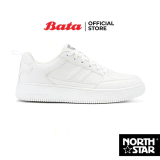 Bata บาจา North Star รองเท้าผ้าใบสนีคเกอร์แบบผูกเชือก สำหรับผู้ชาย รุ่น TAM สีขาว 8201180 สีดำ 8206180