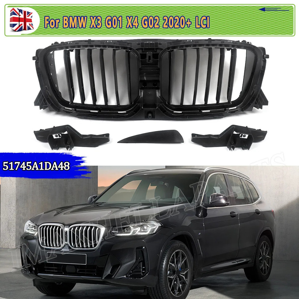 รถ Intake Grill เปลี่ยนสําหรับ Bmw X3 X4 G01 G02 18d 20i 30i Xdrive 2025 2025 2025 กันชนหน้า Center 