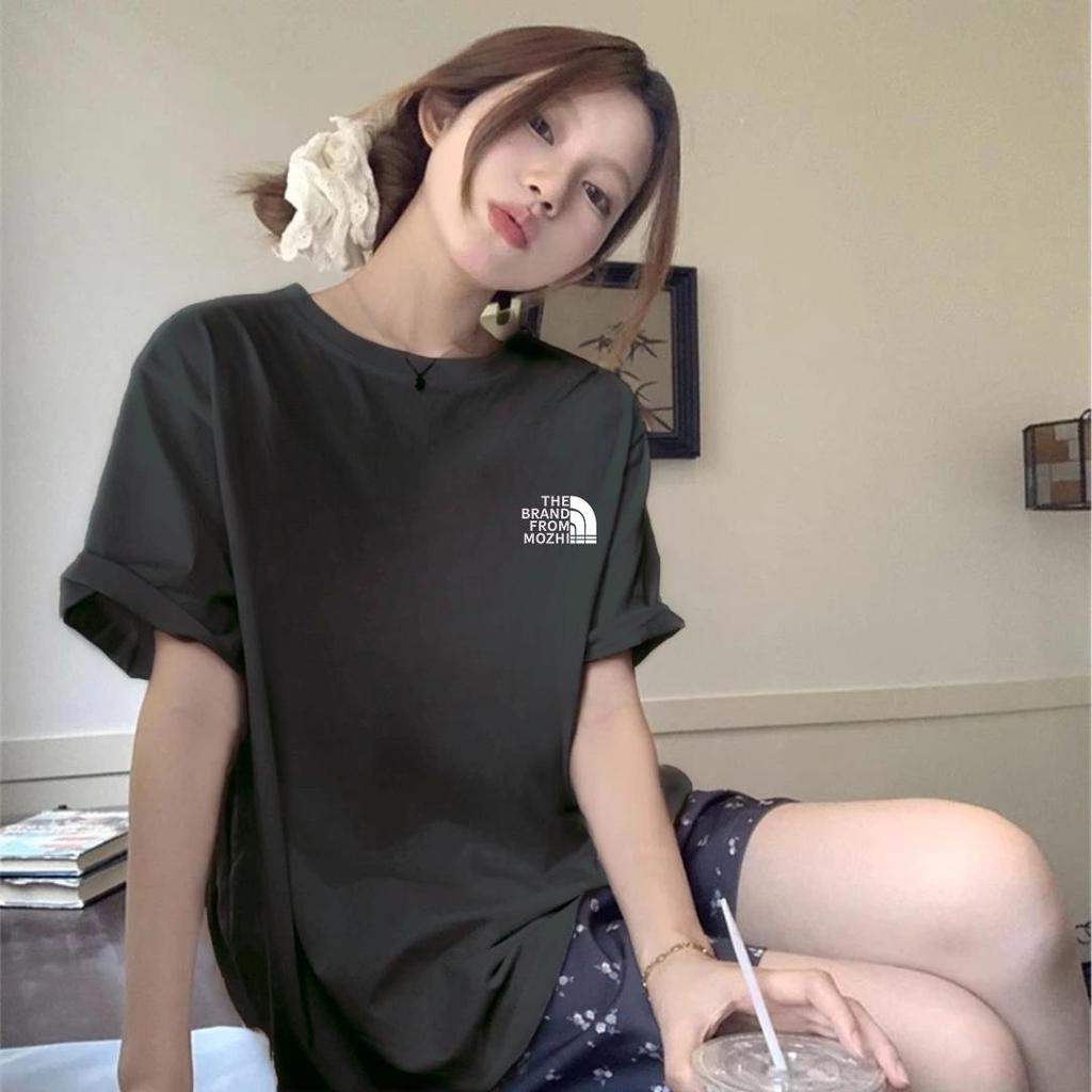 เสื้อยืดเเฟชั่นใหม่ สไตล์เกาหลี ราคาโปรโมชั้นสุดพิเศษ  สุดฮิต เกรดพรีเมียม คอกลมเเขนสั้น  กดสั่งได้เ