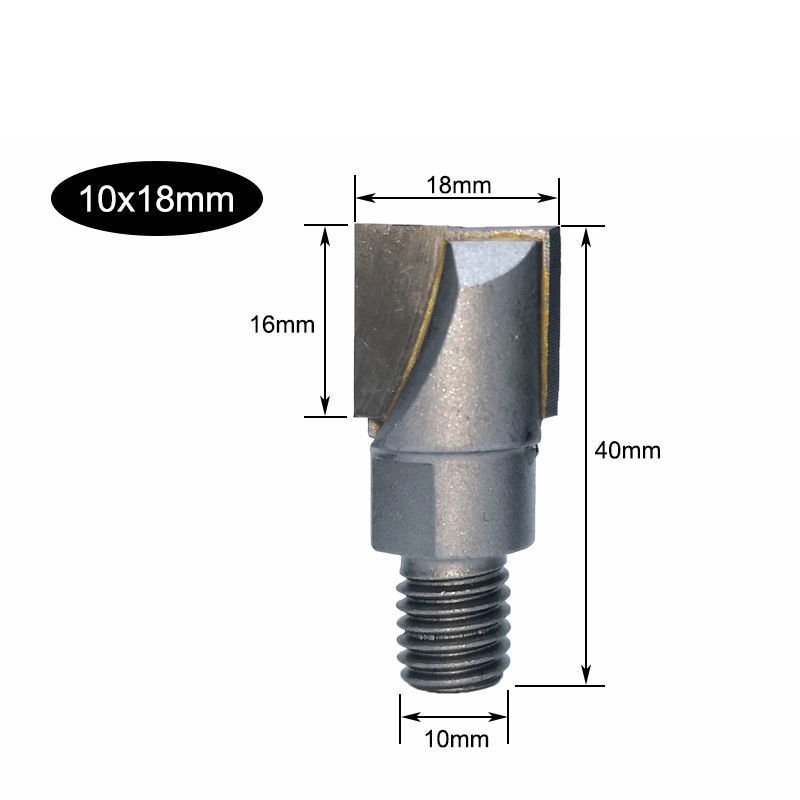 เกลียวลวดหัวเข็มขัด ที-พิมพ์ ด้านล่างทําความสะอาดมีดเหล็กทังสเตนเจาะบิตเซาะร่องมีดงานไม้ล็อครูเปิดเซ