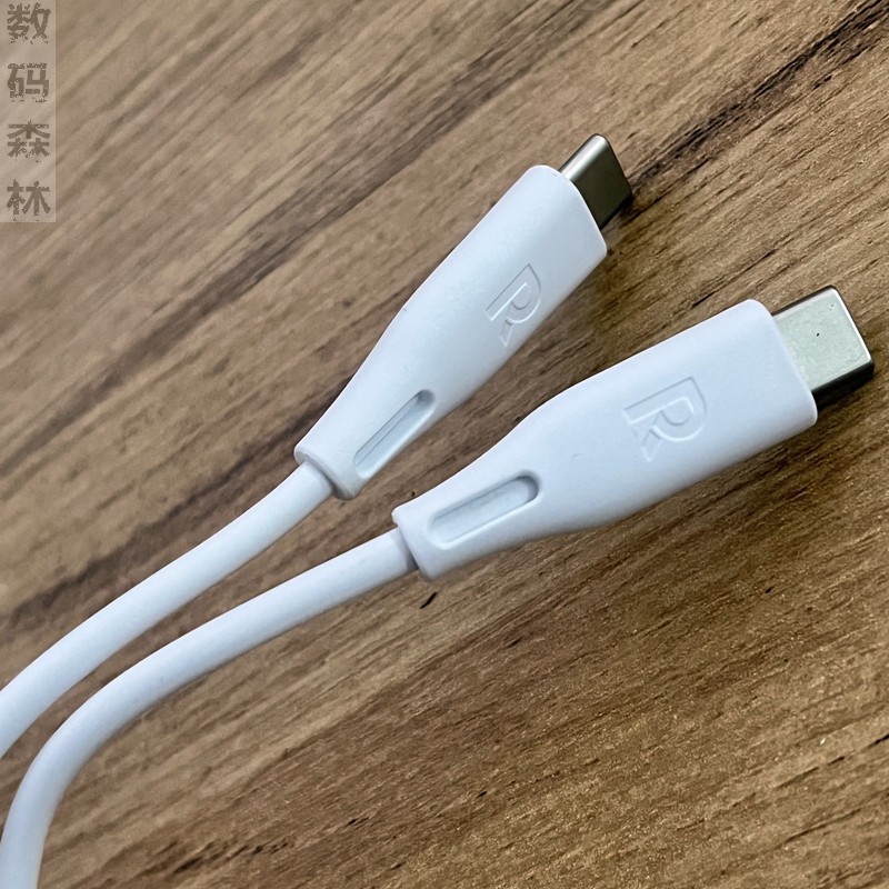 R RAVPOWER RAVPOWER Dual type-c Original 1.5m 100W Fast Charge 5A โน้ตบุ๊คโทรศัพท์มือถือ PD สายชาร์จ