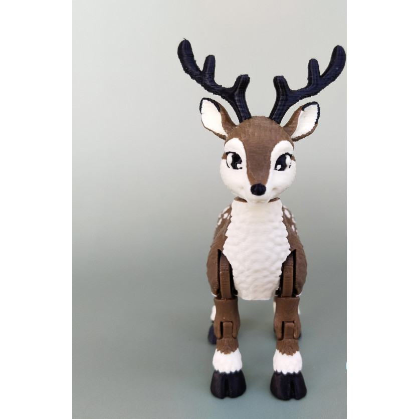 ของเล่นกวางเมาส์ Reindeer Cuero Articulated Reindeer
