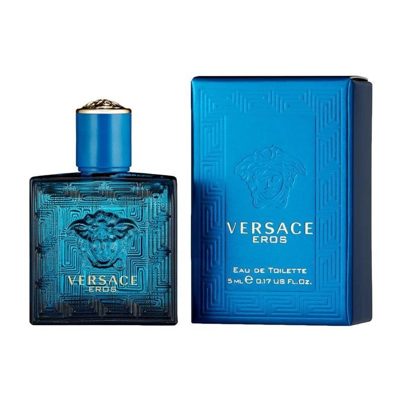Versace Eros Eau de Toilette for Men Mini – 0.17 oz (5 ml)