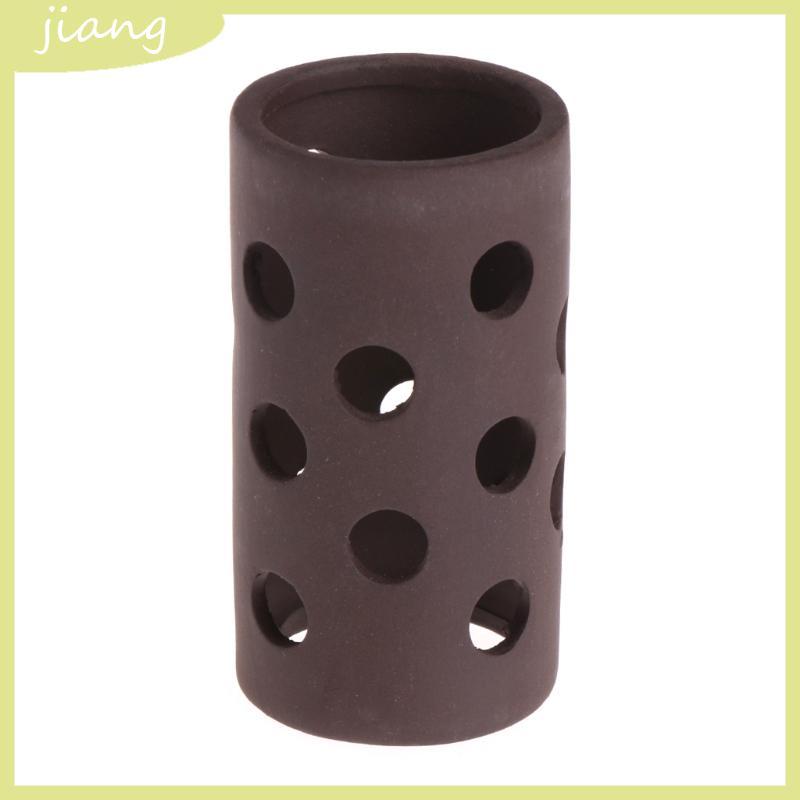 JN Aquarium ตกแต่ง Tube Cave แบบมีรู Betta House กุ้ง Hideout เครื่องประดับเซรามิคปลาสําหรับถังภูมิท