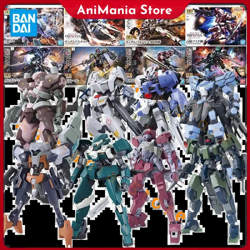 Bandai กันดั้มโมเดล Hg Ibo Vidar Geirail Shiden Reginlaze Hugo Astaroth Barbatos 6th Hyakurem Action