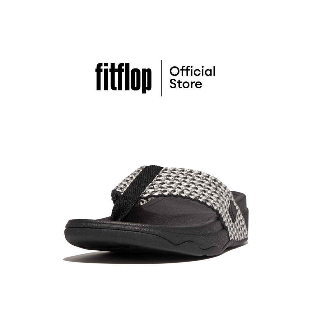 FITFLOP SURFA MULTI-TONE WEBBING รองเท้าแตะแบบหูหนีบผู้หญิง รุ่น HH2-001 สี BLACK