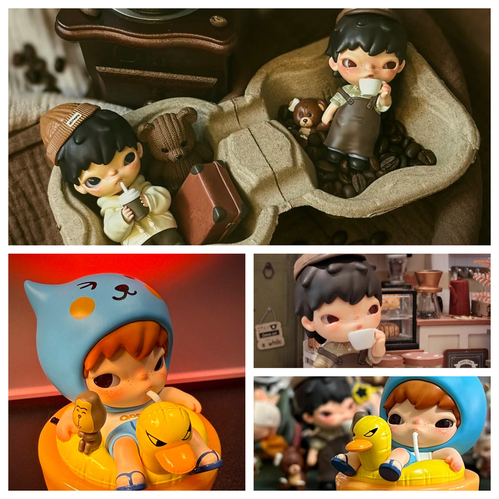 Hirono Coffee, Doll Panda, Pianist, Blushing After Drink, Snoopy, The Time of Water, Stefanie Sun Af