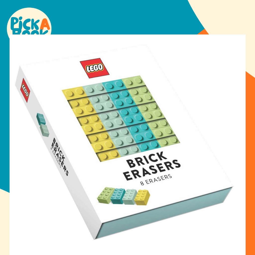LEGO (R) Brick Erasers : 8 Erasers โดย LEGO (R) (ฉบับสหรัฐอเมริกาปกอ่อน)