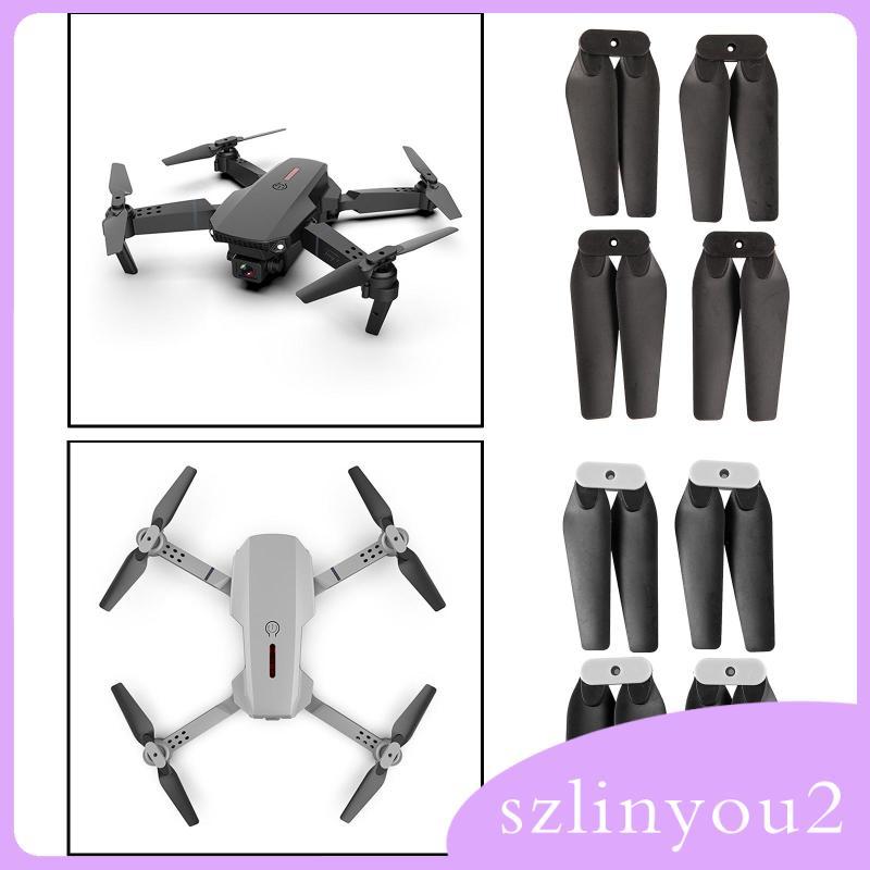 [szlinyou2] 2 คู่ใบพัดพลาสติกอุปกรณ์ประกอบฉากใบมีดสําหรับ E88 Pro Mini อุปกรณ์เสริมอะไหล่