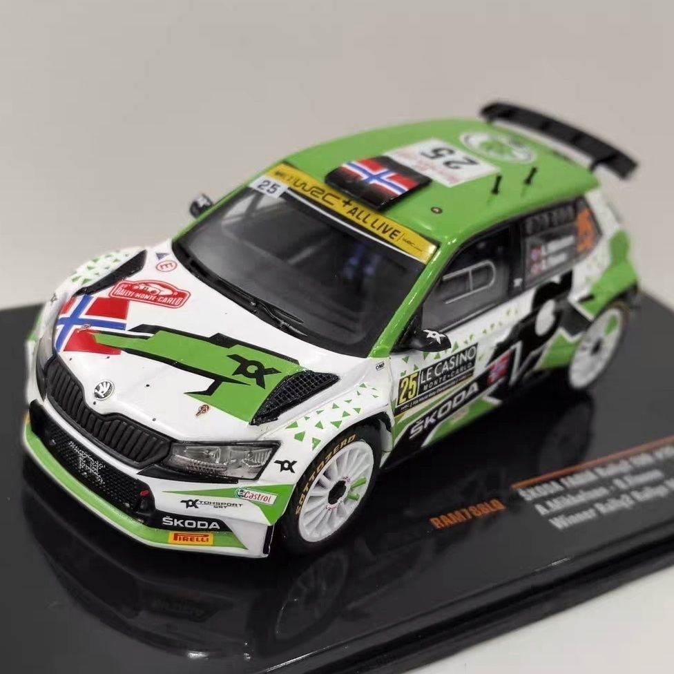 IXO 1/43 SKODA FABIA EVO #25 2021 Skoda Racing Model Alloy