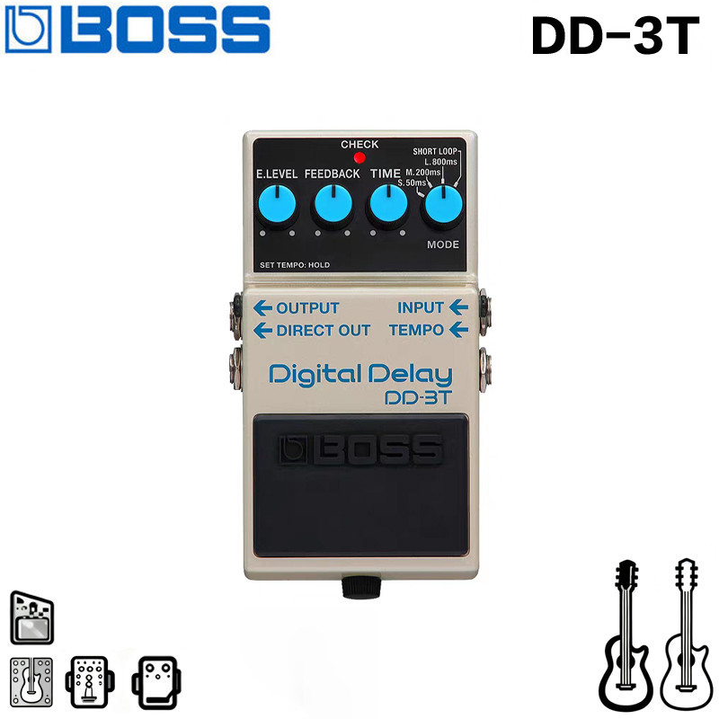 BOSS DD-3T Digital Delay Single Block Effect Unit Delay Loop Single Block Effect Unit