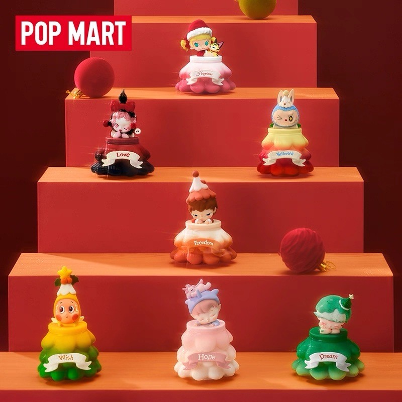 P POPMART Your Most Precious Series เทียนหอม Mystery Box Peripheral ของขวัญตกแต่งบ้าน