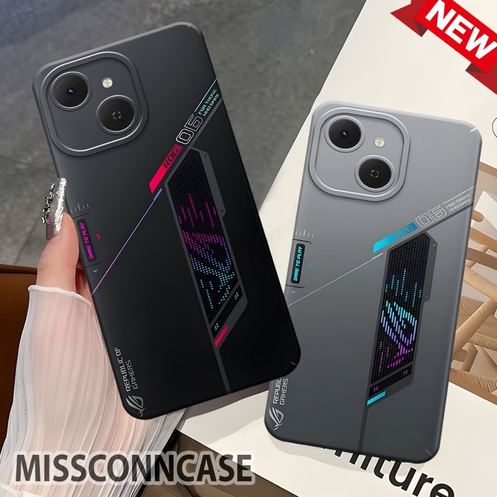 HP Tecno Spark 40C / Tecno Spark 40 Softcase - เคสโทรศัพท์ Cool Cyber Cityy Motif - เคสโทรศัพท์แบบยื