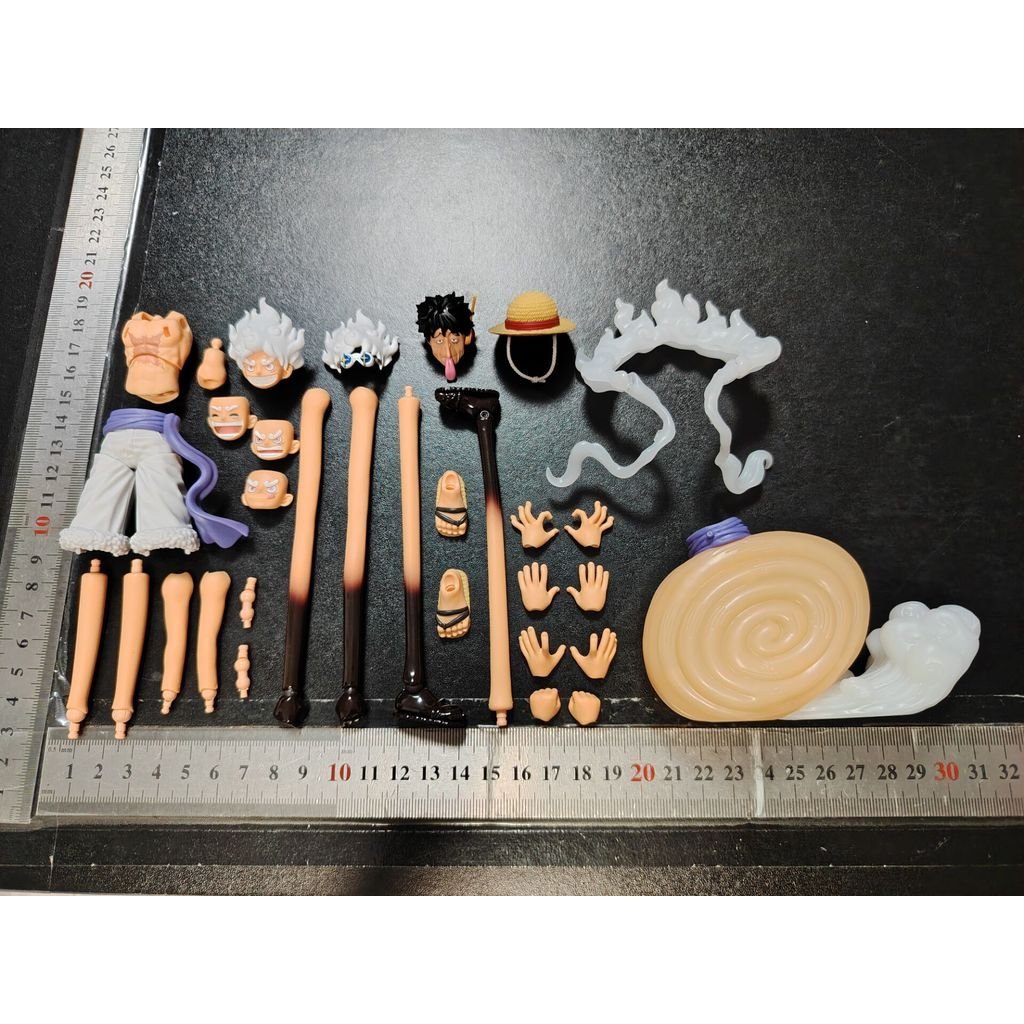 SHF One Piece Five-Gear Luffy 5-Gear Sun God Nicarlo Flying Egg Head Island อุปกรณ์เสริมอาหารเสริม