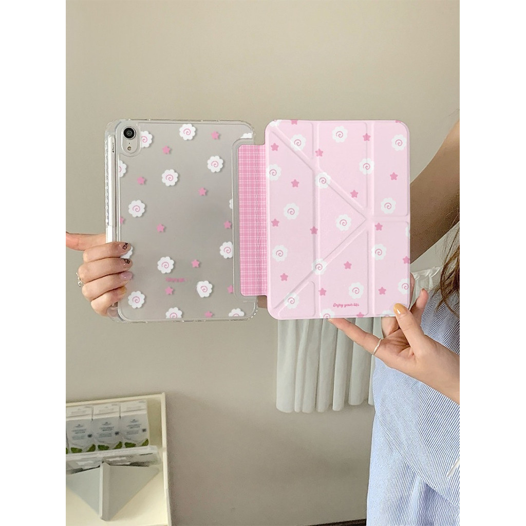 ป้องกันสําหรับกรณี ipad pro12.9 Mini4/5/6 M2 Air6 M3 Air7 Gen7 Gen8 Gen9 air11 10th gen air13 นิ้ว Air2 Air4/air5 Gen5/6 M4 2024 pro11 2025 A16 gen11th แท็บเล็ต shell
