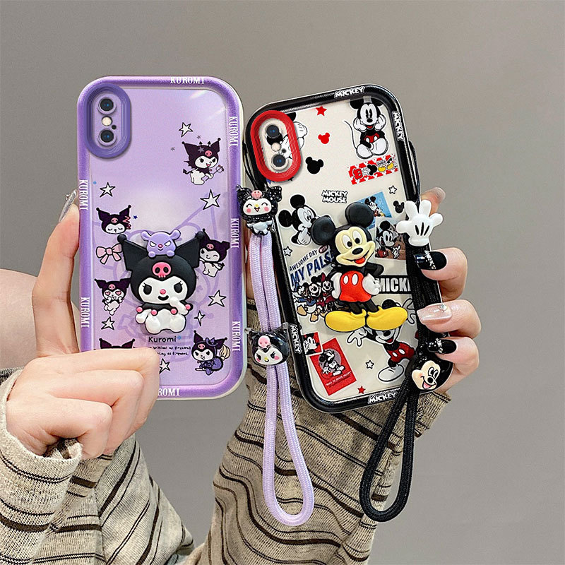 เคส iPhone xs เคส iphone 12 pro max เคสโทรศัพท์ตุ๊กตา 3D น่ารัก