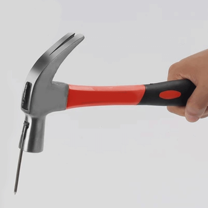 หัวกลม ตอกตะปู ค้อนตอกตะปู แท้ ค้อนหงอน 250 กรัม ทนทานมาก กันลื่น สินค้าใหม่ เครื่องมือช่าง เกรดพรีเมี่ยม - รูปที่ 5