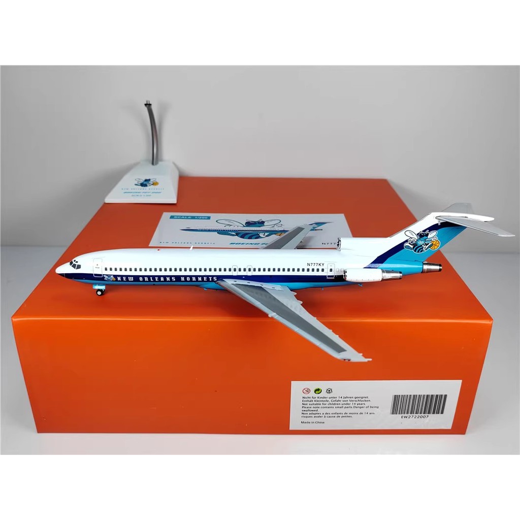 JC Wings EW2722007 1: 200 โลหะผสม Oreland Hornets B727-200 N777KY ใหม่