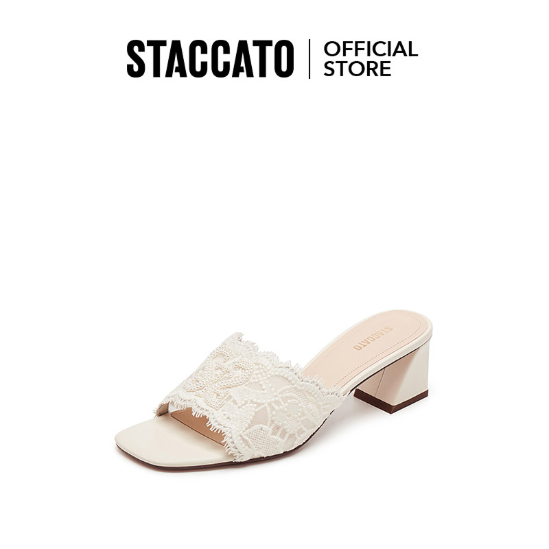 Staccato Women Block Heel Sandals รองเท้าแตะส้นสูง ส้นหนา EBI63