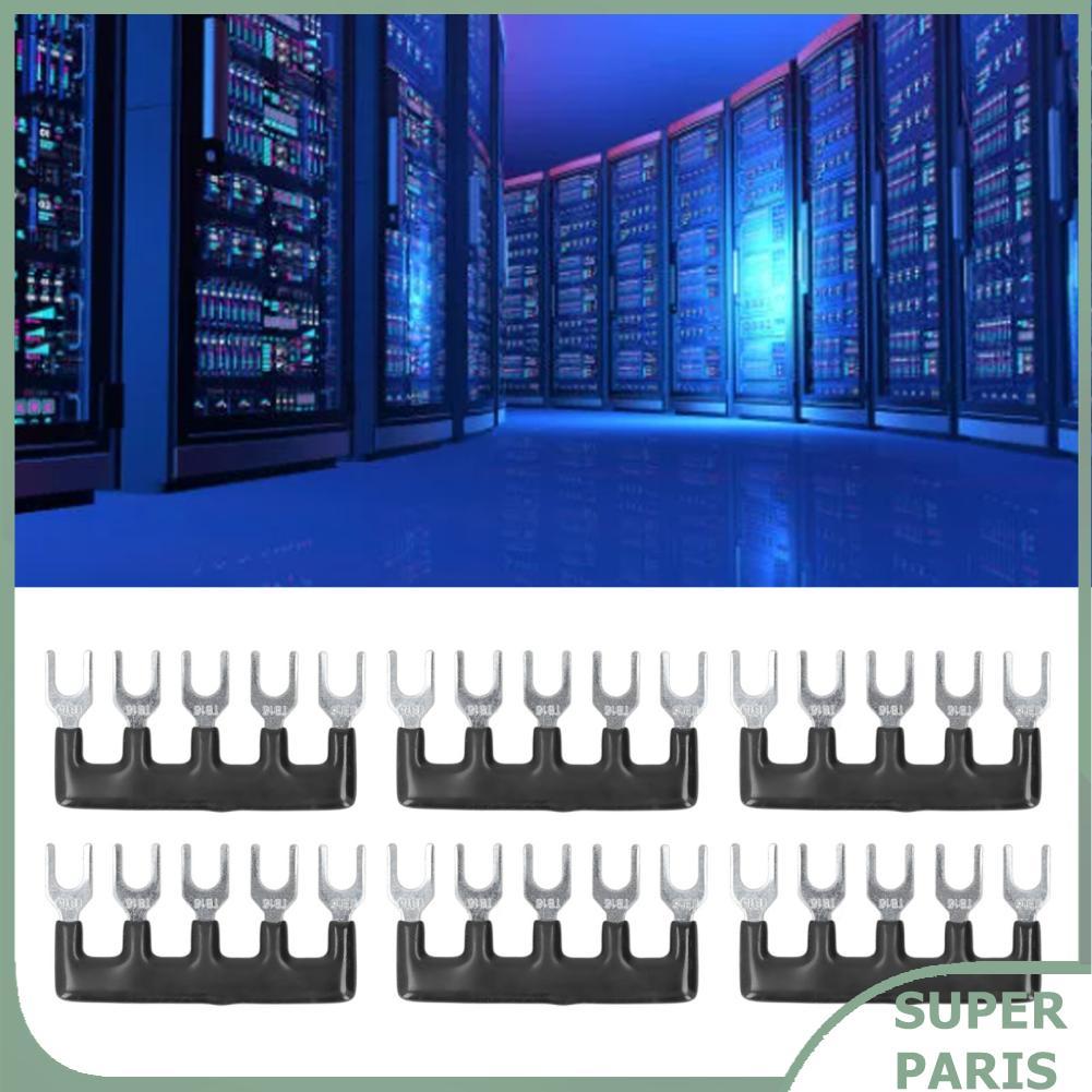 superparis Jumper Block Terminal Strip Cuttable 10 ชิ้น สารหน่วงไฟ สำหรับโรงงาน Workshops (TB-1505)