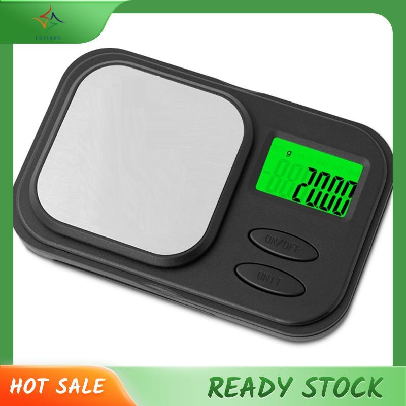 [luxiang.th] Pocket Scale 1000g X 0.01g - Digital Gram Food Jewelry Ozones/Grains Scale with Backlit LCD - Mini Scale
