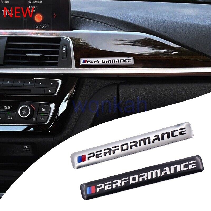 2024 ใหม่ 1pcs 3D M Performance ภายในรถสติกเกอร์โลหะโลโก้รถสติกเกอร์สําหรับ BMW 3 5 7 Series F30 E60