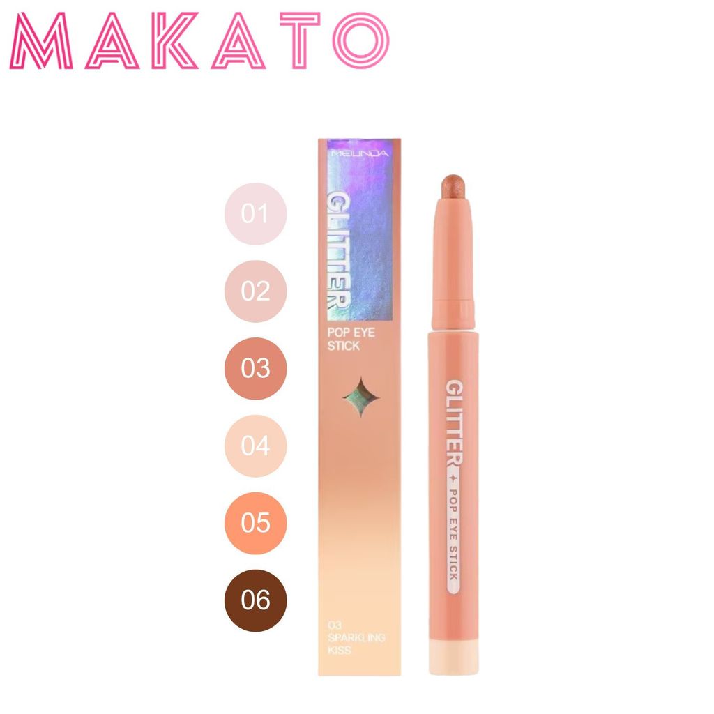 MEILINDA Glitter Pop Eye Stick เมลินดา อายแชโดว์ เนื้อชิมเมอร์ กลิตเตอร์ สีสวย เกลี่ยง่าย ติดทนนาน